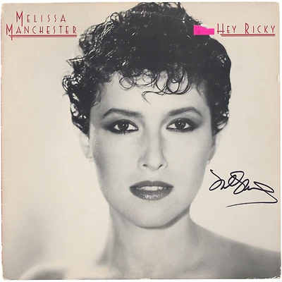 Melissa Manchester Autographed Hey Ricky Album - BAS