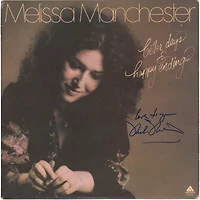Melissa Manchester Autographed Better Days & Happy Endings Album Cover with "Love to You" Inscription - PSA