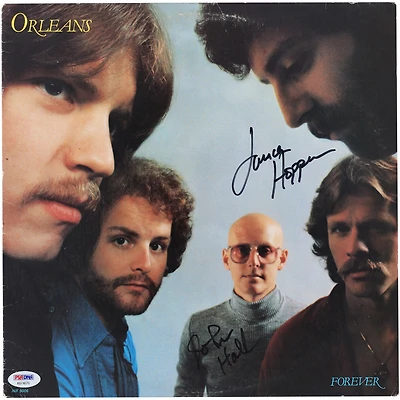 Orleans Autographed Forever Album Cover with 2 Signatures - PSA