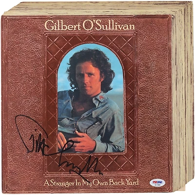 Gilbert O'Sullivan Autographed A Stranger in My Own Back Yard Album - PSA