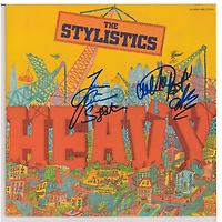 The Stylistics Autographed Heavy Album with 2 Signatures - BAS