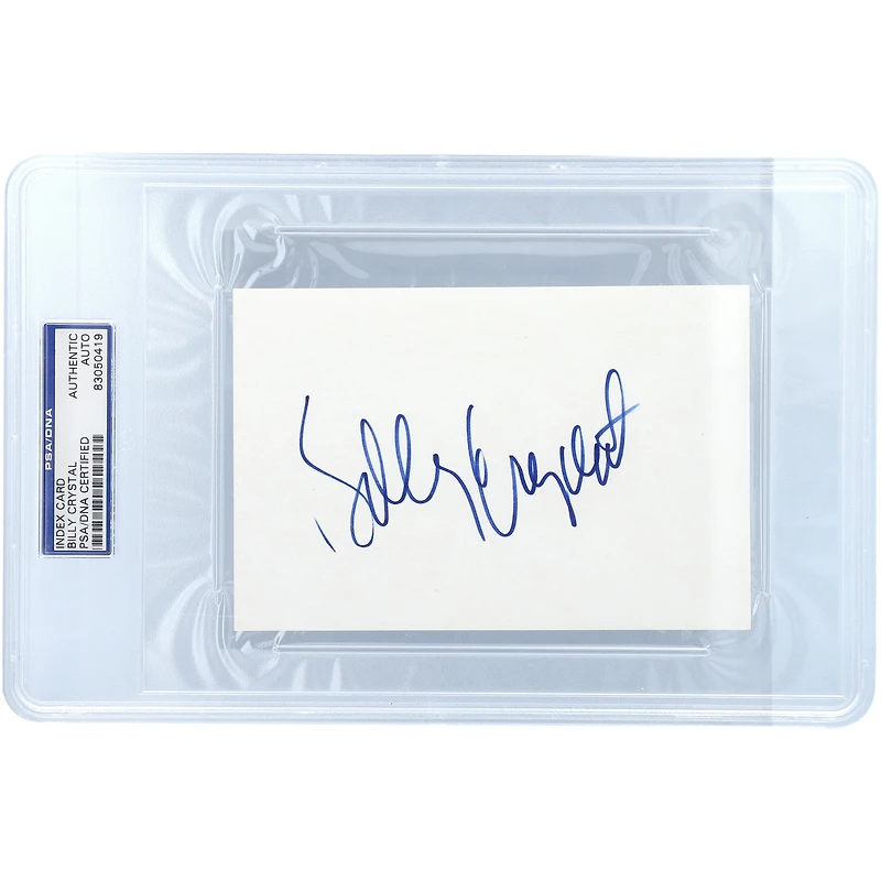 Billy Crystal Slabbed Cut Autograph - PSA