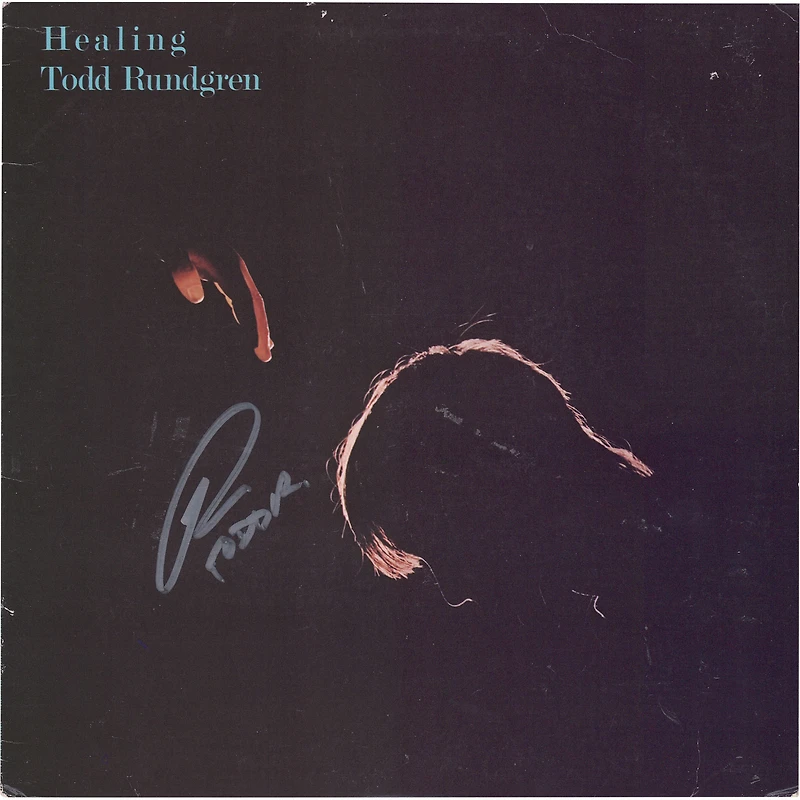 Todd Rundgren Autographed Healing Album - JSA