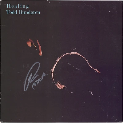 Todd Rundgren Autographed Healing Album - JSA