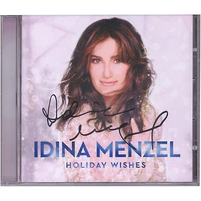 Idina Menzel Autographed Holiday Wishes CD Album - JSA