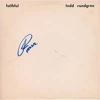 Todd Rundgren Autographed Faithful Album - JSA