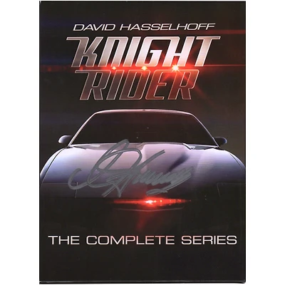 David Hasselhoff Autographed Knight Rider Complete Seasons DVD Set - BAS