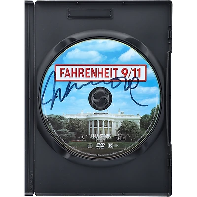 Michael Moore Autographed Fahrenheit 9/11 DVD - BAS