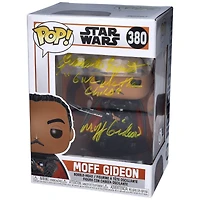 Giancarlo Esposito Autographed Star Wars: The Mandalorian Moff Gideon #380 Funko Pop! With "Give Me the Child" and "Moff Gideon" Inscriptions - Signed in Yellow Ink - BAS