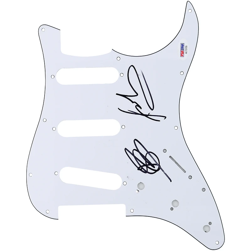 John Reznik and Robby Takac Autographed Goo Goo Dolls Pickguard - PSA