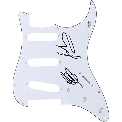 John Reznik and Robby Takac Autographed Goo Goo Dolls Pickguard - PSA