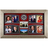 United States of America Presidents & First Ladies Autographed Framed 46" x 36" Collage - BAS