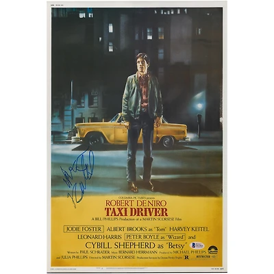 Harvey Keitel Autographed 12" x 18" Taxi Driver Movie Poster - BAS