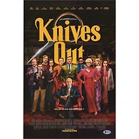 Rian Johnson Autographed Knives Out 12" x 18" Poster - BAS