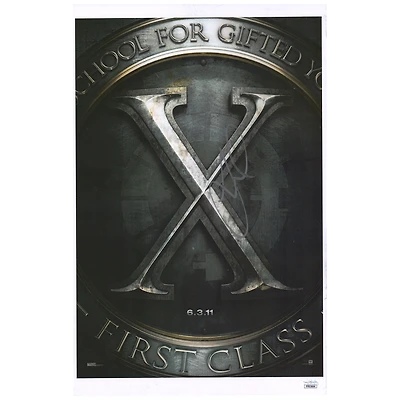 James McAvoy Autographed 12" x 18" X-Men: First Class Movie Poster - JSA