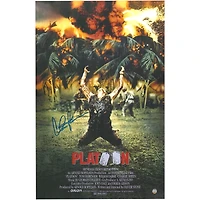 Charlie Sheen Autographed Platoon 11" x 17" Movie Poster - Steiner
