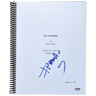 Alejandro Inarritu Autographed The Revenant Replica Movie Script - PSA