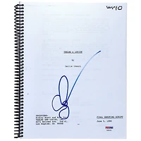 Susan Sarandon Autographed Thelma & Louise Replica Movie Script - PSA