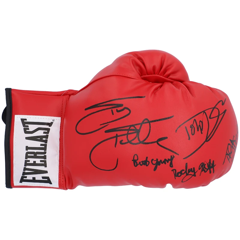 Rocky IV Cast Autographed Boxing Glove with 5 Signatures