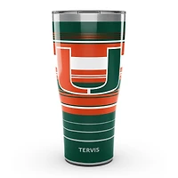 Tervis  Miami Hurricanes 30oz. Hype Stripes Stainless Steel Tumbler