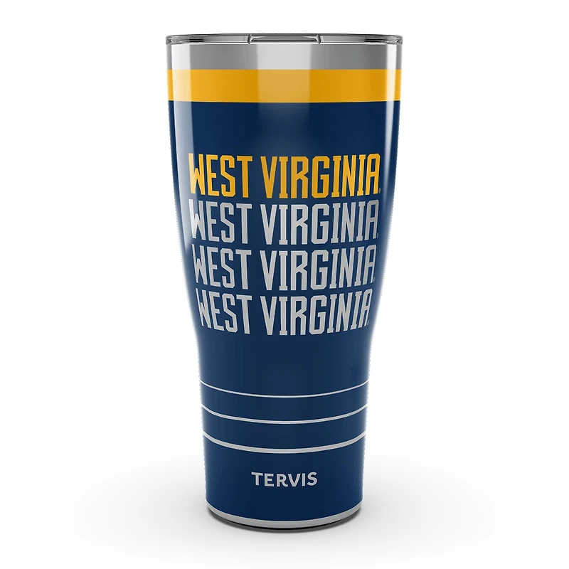 Tervis  West Virginia Mountaineers 30oz. Reverb Stainless Steel Tumbler