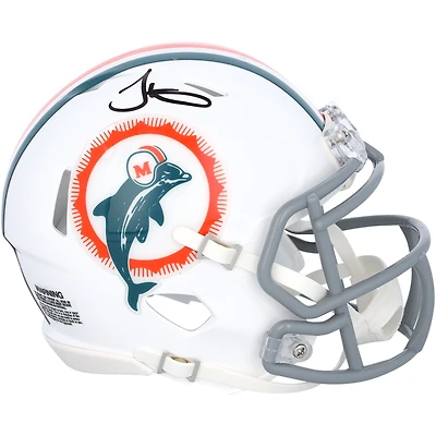 Tyreek Hill Miami Dolphins Autographed Riddell Tribute Speed Mini Helmet