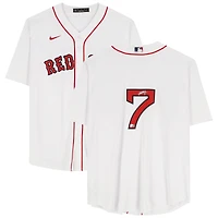 Masataka Yoshida Boston Red Sox Autographed White Nike Replica Jersey