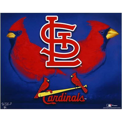 St. Louis Cardinals 16" x 20" Photo Print - Signed by Artist Brian Konnick - Limited Edition of 25
