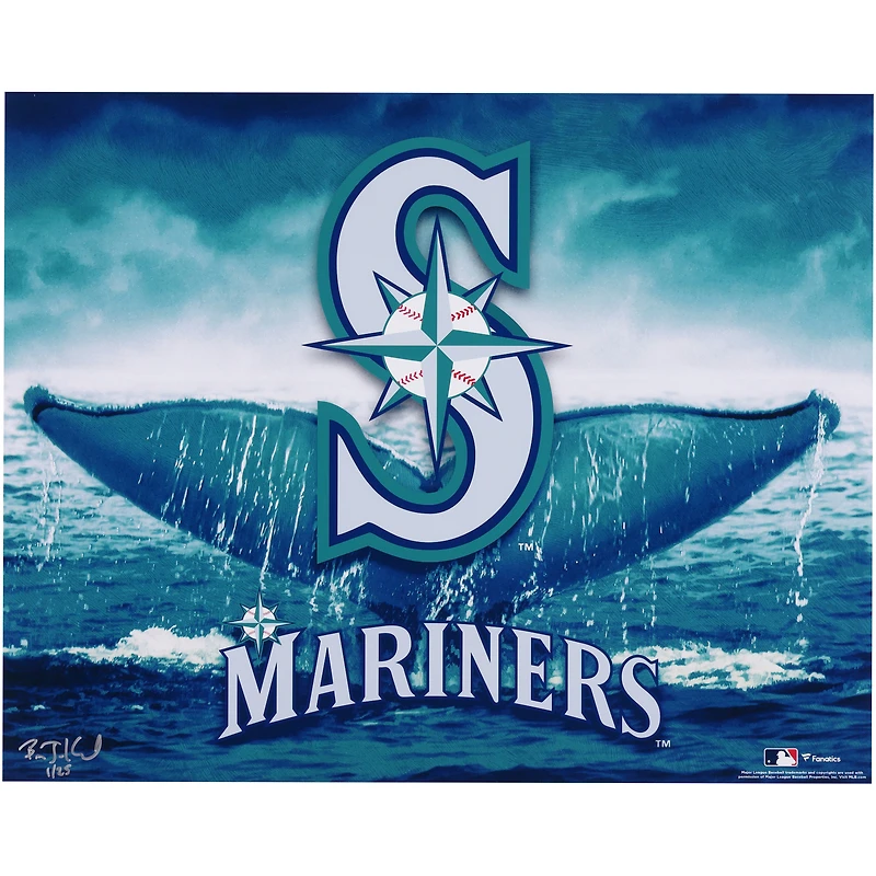 Seattle Mariners 16" x 20" Photo Print - Signed by Artist Brian Konnick - Limited Edition of 25