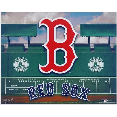Boston Red Sox 16" x 20" Photo Print - Art and Signed by Brian Konnick - Limited Edition of 25