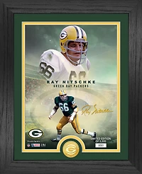 Highland Mint Ray Nitschke Green Bay Packers  13" x 16" Legends Bronze Coin Photo Mint