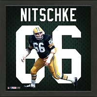 Highland Mint Ray Nitschke Green Bay Packers  13'' x 13'' Impact Jersey Framed Photo