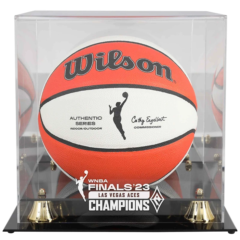 Las Vegas Aces 2023 WNBA Finals Champions Golden Classic Basketball Display Case