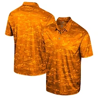 Men's Colosseum Tennessee Orange Volunteers Daly Print Polo