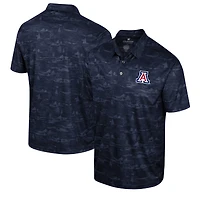 Men's Colosseum Navy Arizona Wildcats Daly Print Polo