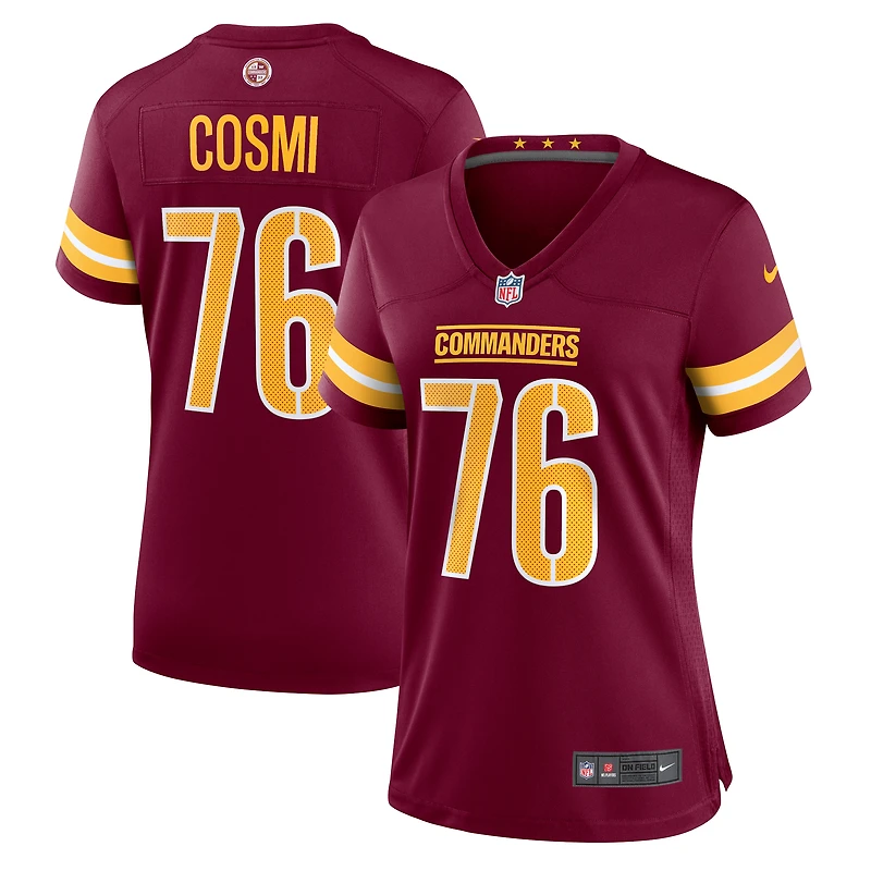 Women's Nike Sam Cosmi  Burgundy Washington Commanders  Game Jersey