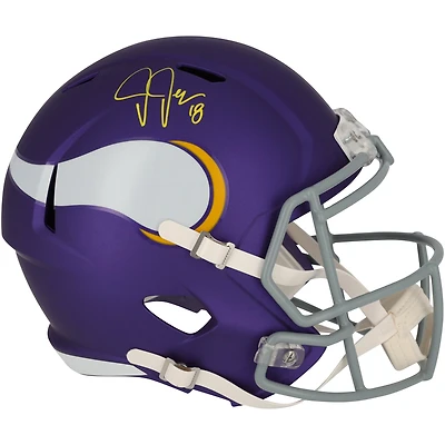 Justin Jefferson Minnesota Vikings Autographed Riddell Legacy 2023 Alternate Speed Replica Helmet