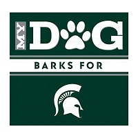 Imperial  Michigan State Spartans 10" x 10.5" My Dog Barks Wood Wall Art