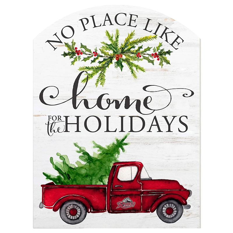 Rider Broncs 16'' x 22'' Holiday Marquee Sign