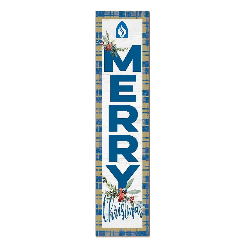 Andrews University Cardinals 12'' x 48'' Outdoor Merry Christmas Leaner