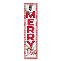 Belmont Abbey Crusaders 12'' x 48'' Outdoor Merry Christmas Leaner