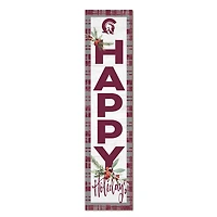 Arkansas Little Rock Trojans 12'' x 48'' Outdoor Merry Christmas Leaner