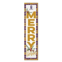 UAlbany Great Danes 12'' x 48'' Outdoor Merry Christmas Leaner