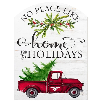 Wisconsin-River Falls Falcons 16'' x 22'' Holiday Marquee Sign
