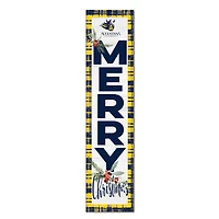 Augustana Vikings 12'' x 48'' Outdoor Merry Christmas Leaner