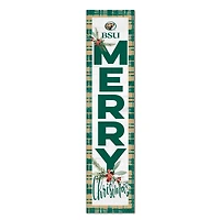 Bemidji State Beavers 12'' x 48'' Outdoor Merry Christmas Leaner