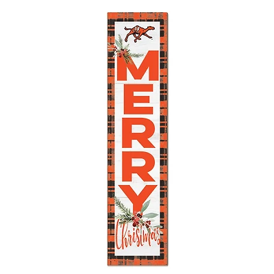 Campbell Fighting Camels 12'' x 48'' Outdoor Merry Christmas Leaner