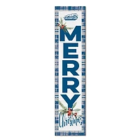 Assumption Greyhounds 12'' x 48'' Outdoor Merry Christmas Leaner