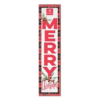 Berklee College of Music 12'' x 48'' Outdoor Merry Christmas Leaner