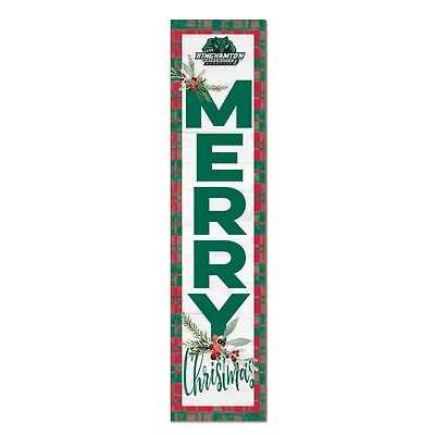 Binghamton Bearcats 12'' x 48'' Outdoor Merry Christmas Leaner